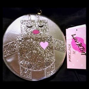 Betsey Johnson Luv Robot Wristet NWT